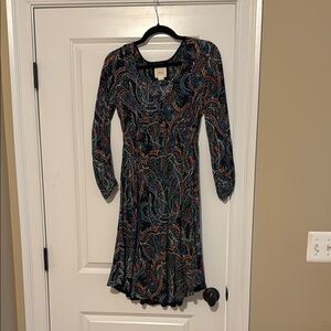 Paisley Print Anthropologie Dress